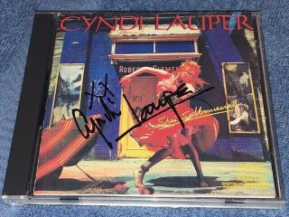 Cyndi Lauper Signed Autographed She 