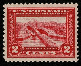 Scott 398 2c Panama - Pacific Exposition 1913 Nh Og Never Hinged