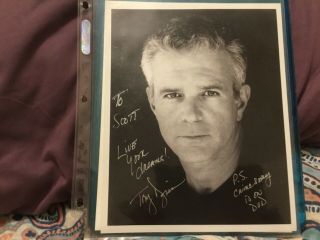Tony (anthony) Denison Signed Photo To Scott/ Crime Story,  Ray Luca,  Chicago,  Vegas
