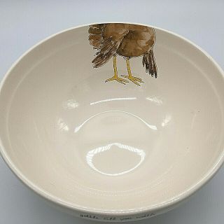 Rae Dunn Thanksgiving Gobble Till You Wobble Ceramic Mixing Bowl