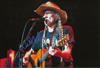 Willie Nelson Autographed Signed Photo