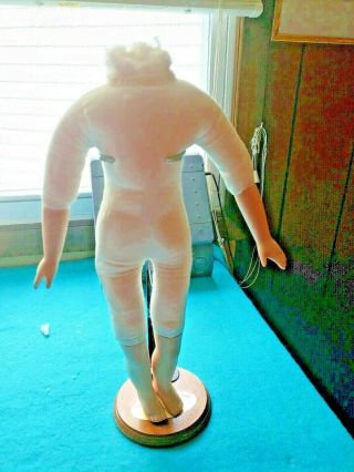 Vintage Porcelain Cloth Girl/boy Doll Body Arms Legs 13 1/2 " Tall