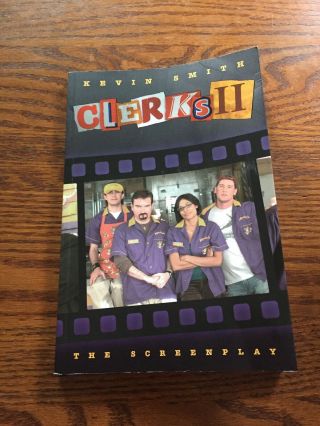 Clerks 2 Screenplay Book Signed By Kevin Smith