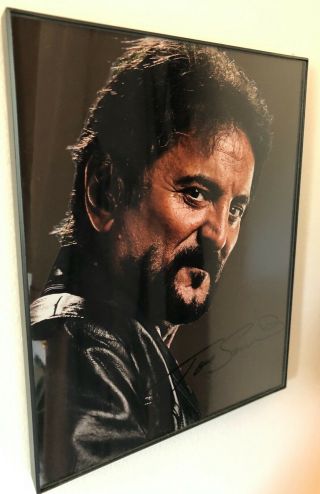Horror Icon Tom Savini Signed Autographed Photo 8 X 10 Framed