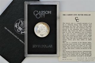 1883 - Cc Morgan $1 Silver Dollar Uncirculated Gsa Hoard Us Silver Coin Wcoa 19669
