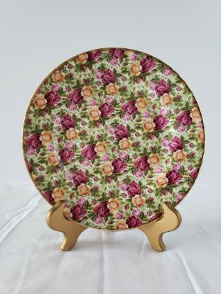 Royal Albert Old Country Roses Chintz Bone China Made England Collectable Plate