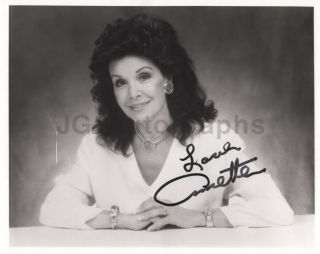 Annette Funicello Mickey Mouse Club Autographed 8x10 (surface Scratch)