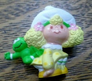 Vintage Strawberry Shortcake Lemon Meringue & Frappe 1983 Mini Miniature Figure