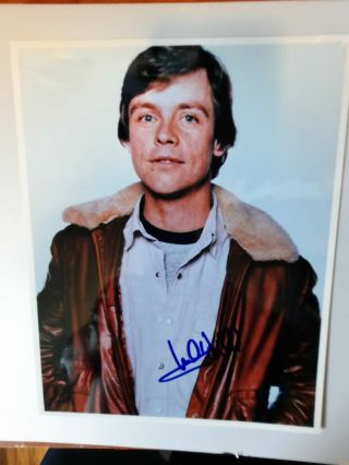Mark Hamill " Star Wars " Authentic Autograph 8x10 Photo