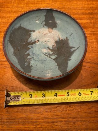 Blue Lorenzen Pottery Bowl - Nova Scotia,  Canada
