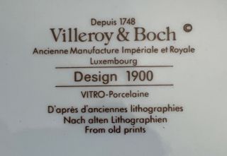 Villeroy Boch Design 1900 Dinner Plates 3