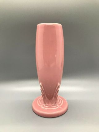 Fiesta Bud Vase In Rose | Fiestaware Small Flower Pink | Retired Color/shape
