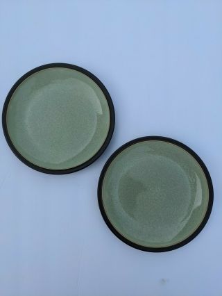 Set Of 2 Denby England Energy Bread & Butter Plates