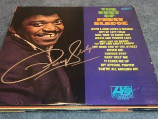 Percy Sledge Autographed Signed Best Of Record Album Lp When A Man Loves A Woma