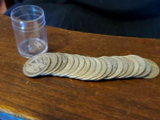 Walking Liberty Half Dollar,  $10 Face Value 90 Silver Roll (20 Coins) 3