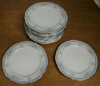 12 Noritake Rothschild 7 " Bread And Butter Plates Ivory Fine China 7293