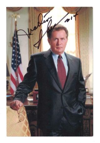 Martin Sheen Signed Autographed 4 X 6 Photo Actor The West Wing