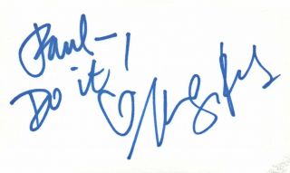 Maya Rudolph Singer Actress Comedian Snl Tv Show Autographed Signed Index Card
