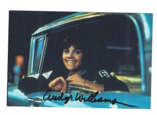 Cindy Williams Signed Autographed 4 X 6 Photo Actress Laverne And Shirley
