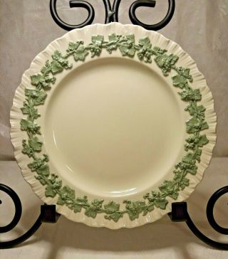 Wedgwood Of Etruria & Barlaston 8 " Celadon Green On Cream Plate