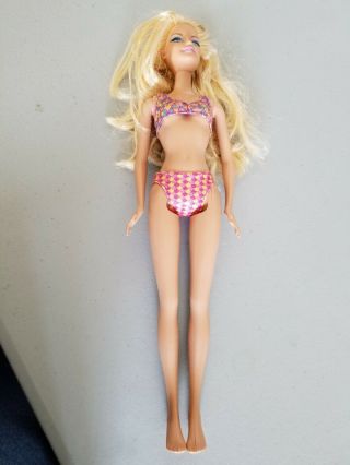 1999 Mattel Barbie Doll In Bikini - - Blonde Hair Matted