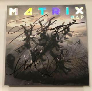 B.  A.  P Matrix 4th Mini Album K - Pop Real Signed Autographed Zelo Photocard