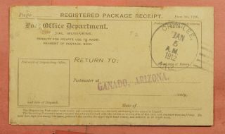 Dr Who 1912 Dpo 1903 - 1941 Chin Lee Az Arizona Territory Po Dept Pc 166697