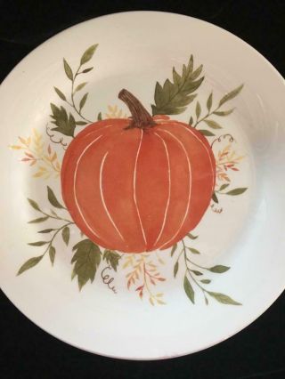 Pumpkin Plate By Sur La Table Accent Salad 8.  75 " Still With Sticker Label