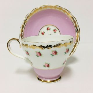 Royal Adderly Fine Bone China Tea Cup And Saucer Ridgeway Potteries 1789 Roses