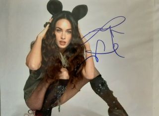 Autographed Megan Fox Hand Signed 8 X 10 Photo Signed In Person W/coa