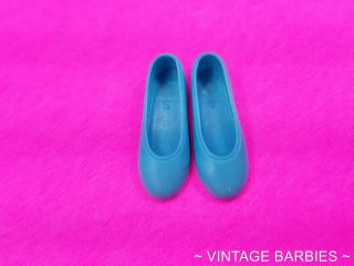 Skipper Doll Light Blue Shoes Taiwan Htf Near Vintage 1970 