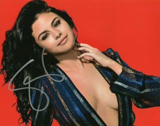 Autographed Selena Gomez Signed 8 X 10 Photo Really