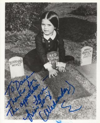 Lisa Loring - Actress: " The Addams Family " Tv Series - Signed 8x10 Photograph