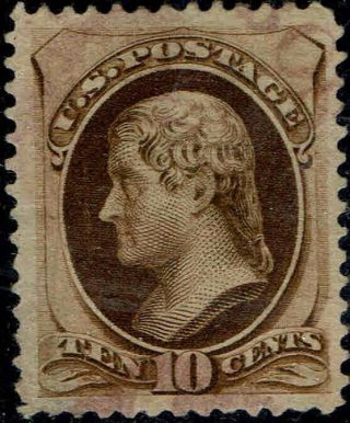 188 1879 10c American Bank Note Issue - Lite Face Cancel