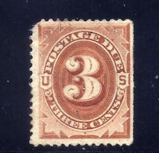Us Stamps - J17 - Mng - 3 Cent 1884 Postage Due Issue - Cv $1050