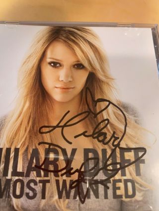 Official Hollywood Records Promo Cd - Most Wanted - And Autographed Photo
