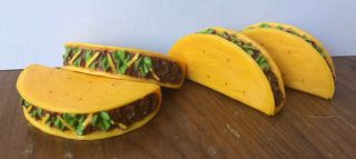 American Girl Fiesta Picnic Set Of Four Tacos