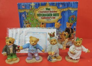 Cherished Teddies Nutcracker Suite Collectors Set 272388 - Clara/prince/mouse King