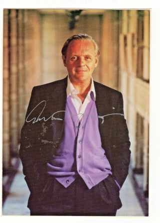 Anthony Hopkins Silence Of The Lambs Autograph Hand Signed 5x7 Photo