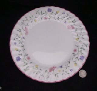 Set Of 4 Johnson Brothers Summer Chintz 9 3/4 " Dinner Plates Made In England