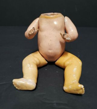 Small Antique German Composition Bent Limb Baby Doll Body
