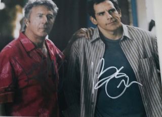 Meet The Fockers Ben Stiller Dustin Hoffman Signed Autograph Photo W/ Holo