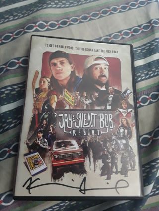 Jay & Silent Bob Reboot Dvd Signed By Kevin Smith Bas