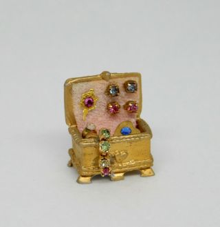 Vintage Jewelry Box Dollhouse Miniature 1:12