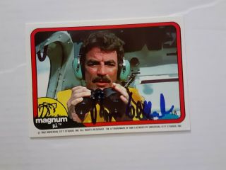 Tom Selleck Autographed Trading Card