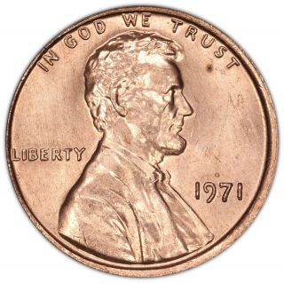 1971 Lincoln Cent - Doubled Die Obverse Fs - 101 Ddo - 001 Anacs Ms 64 Red