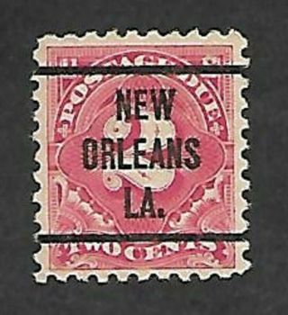 The Orleans,  Louisiana 2 Cent Experimental Bureau Precancel,  Scott J60 - 32