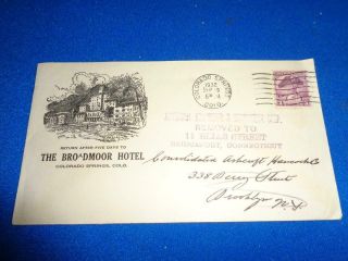 Extreme Advertising Cover: 1932 The Broadmoor Hotel,  Colorado Sprinbgs,  Co