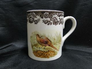 Spode Woodland Pheasant Game Bird: Mug (s),  4 1/4 " Tall,  16 Oz