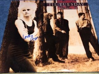 Aimee Mann Signed Autographed Til Tuesday Welcome Home Record Album Lp